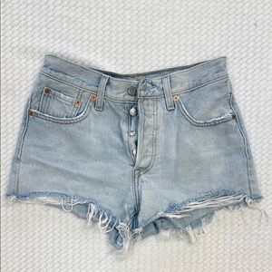 Levi’s Light Blue Denim Shorts